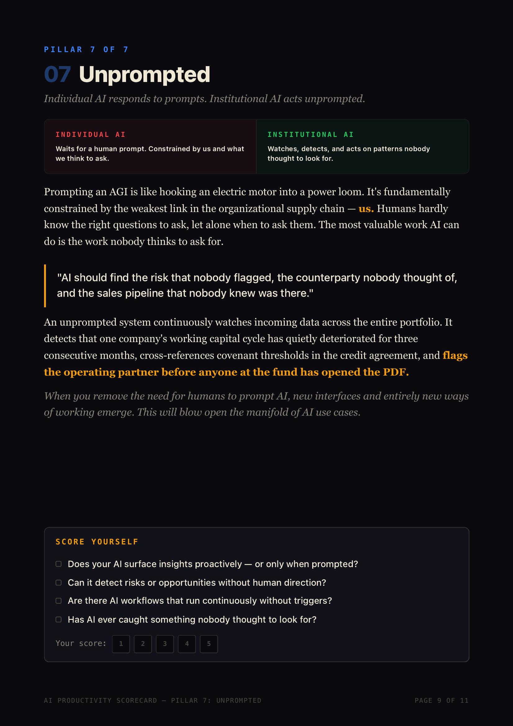 AI Productivity Scorecard — Page 9