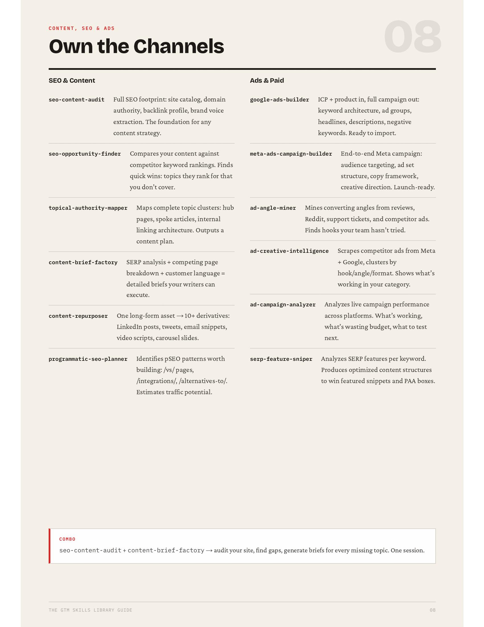 GTM Skills Guide — Page 8